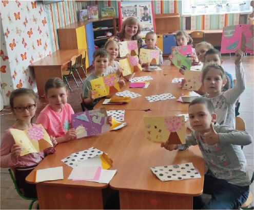 2020年～ ウクライナの幼稚園・小学校との交流について